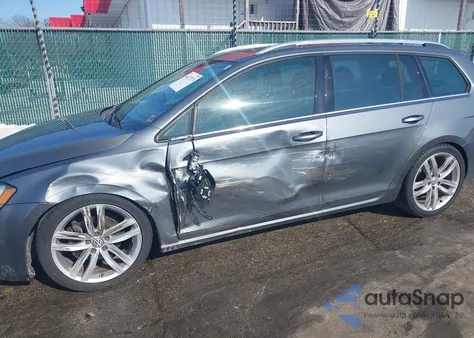 2015 Volkswagen Golf Sportwagen Tdi Sel 4-Door z USA, uszkodzony, nr VIN 3VWCA7AU4FM500668